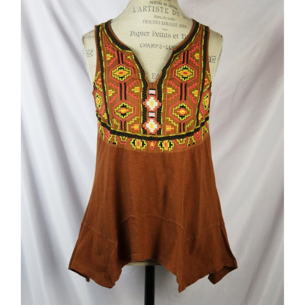 Anthropologie Akemi + Kin Cochise Keyhole Top S